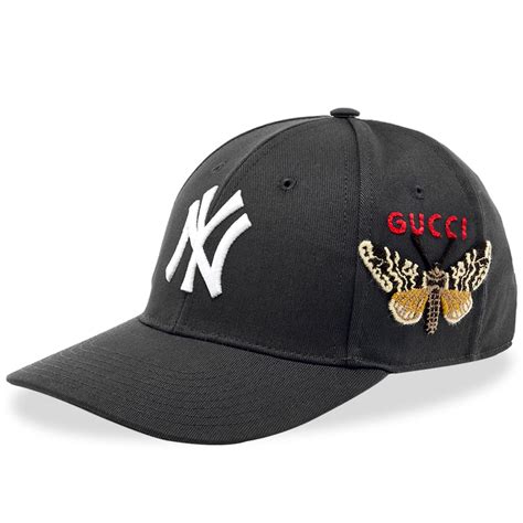 black gucci yankees hat|new york yankees x gucci.